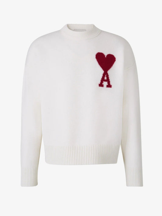AMI - PULLOVER MIT HERZEN