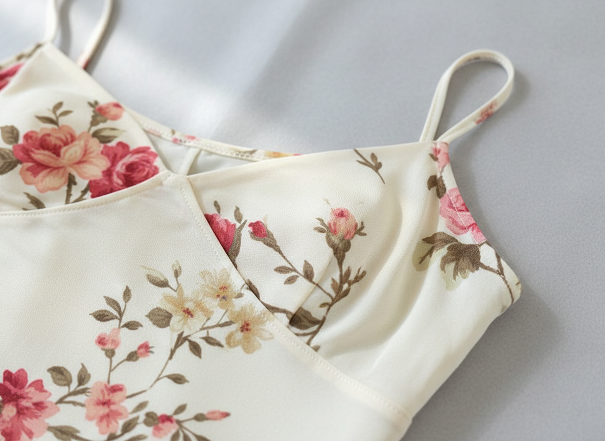 Blumen-Maxikleid mit Trägern „Sorrento"