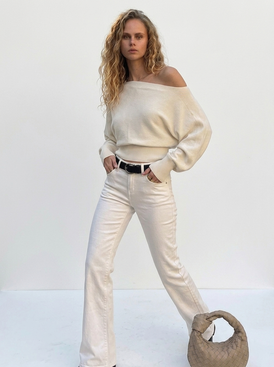 Low-Waist Flared Jeans „Valencia"