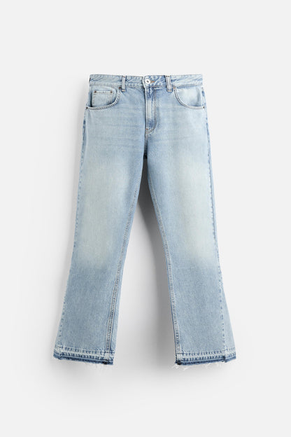 Gewaschene Flared Jeans™