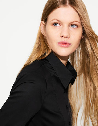 BLUSE MIT WEITEN ÄRMELN