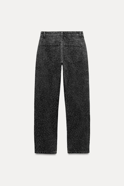 Glitzernde Jeans