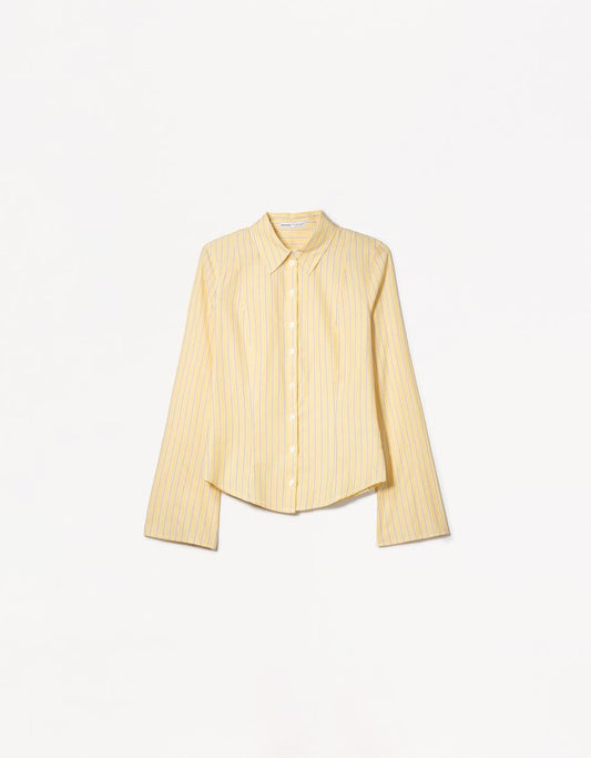 BLUSE MIT WEITEN ÄRMELN