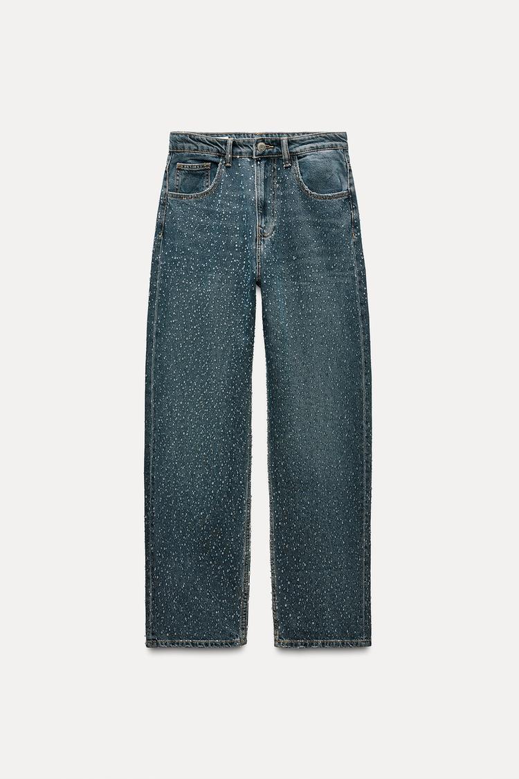 Glitzernde Jeans