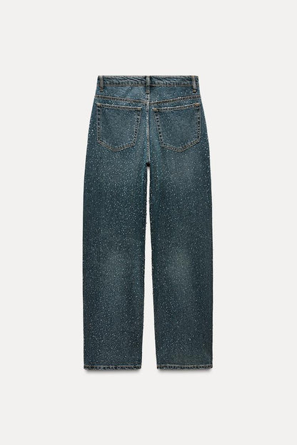 Glitzernde Jeans