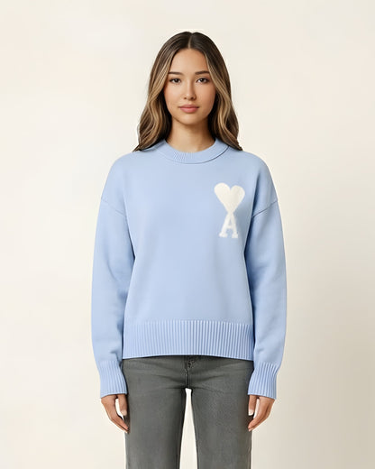 AMI - PULLOVER MIT HERZEN