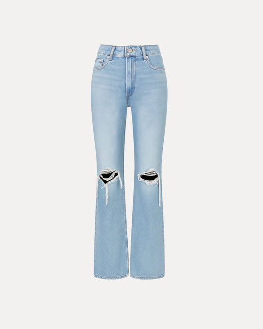 Zerrissene Straight Leg-Jeans