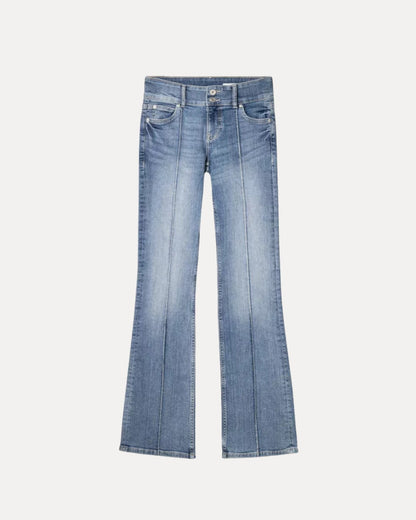 Zerrissene Straight Leg-Jeans
