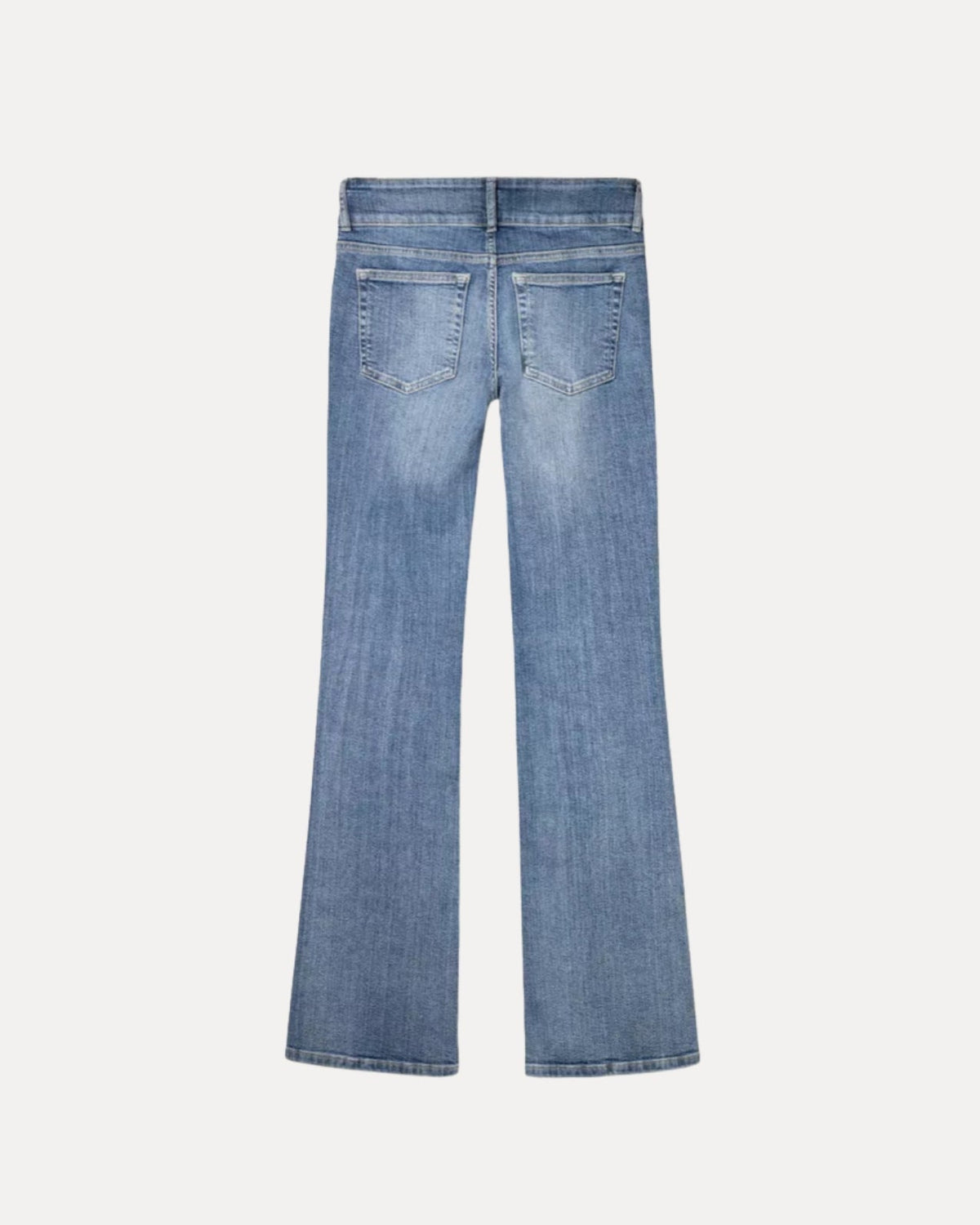Zerrissene Straight Leg-Jeans
