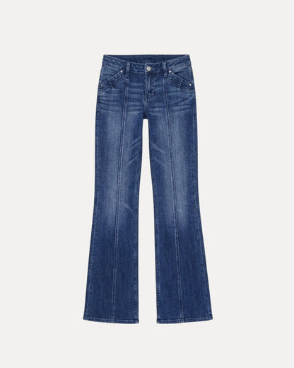 Zerrissene Straight Leg-Jeans