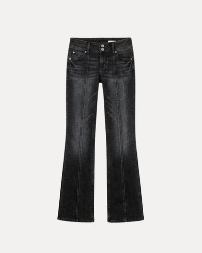 Zerrissene Straight Leg-Jeans