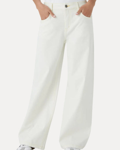 Zerrissene Straight Leg-Jeans