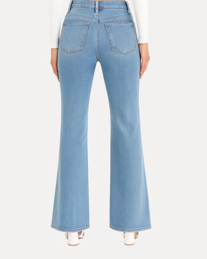 Zerrissene Straight Leg-Jeans