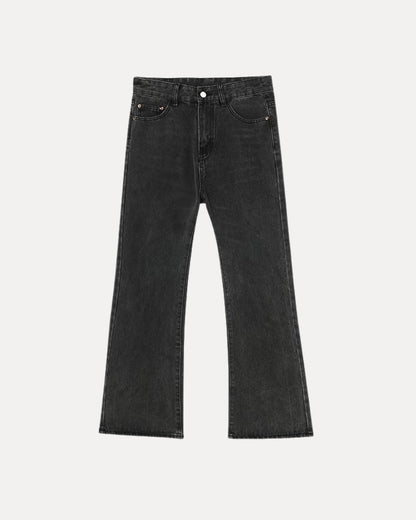 Zerrissene Straight Leg-Jeans