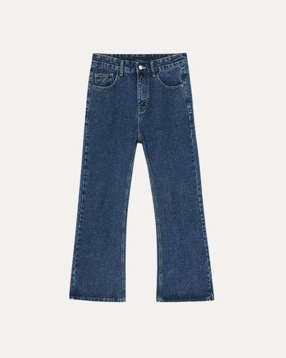 Zerrissene Straight Leg-Jeans