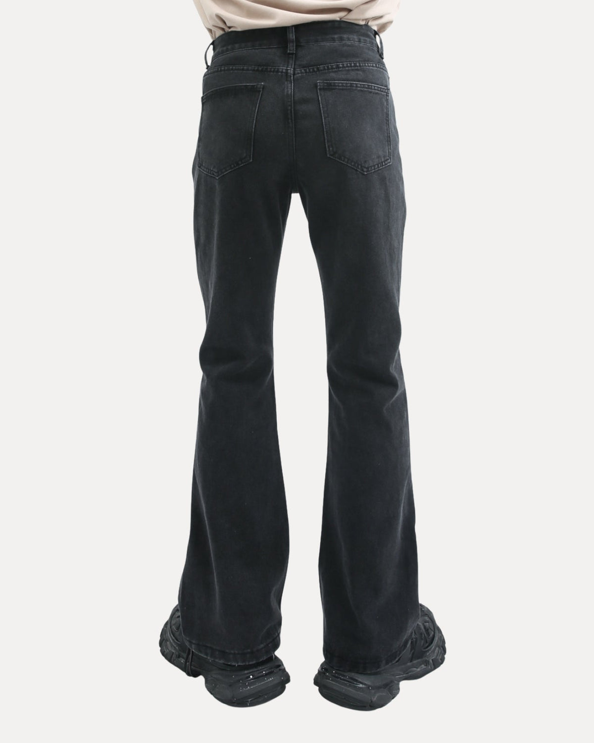Zerrissene Straight Leg-Jeans