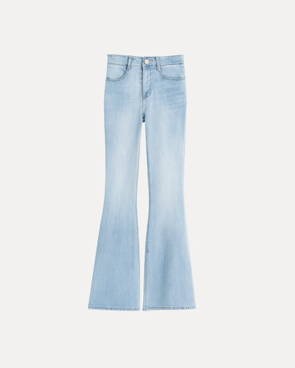 Zerrissene Straight Leg-Jeans