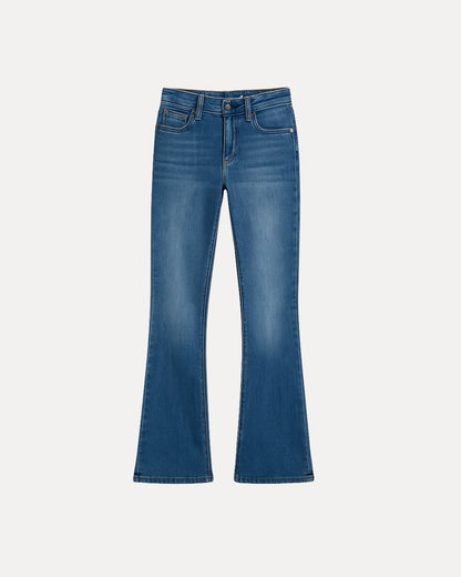Zerrissene Straight Leg-Jeans