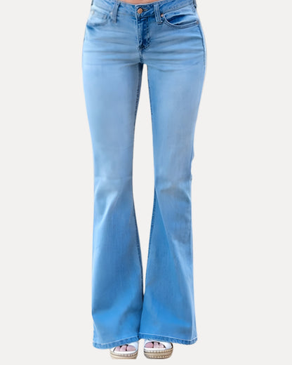 Zerrissene Straight Leg-Jeans