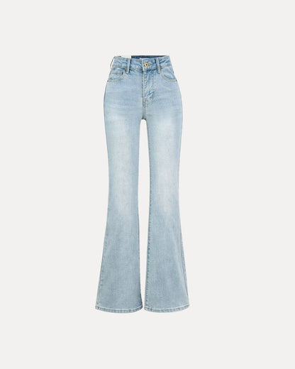 Zerrissene Straight Leg-Jeans