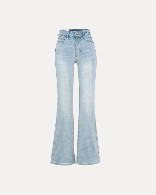 Zerrissene Straight Leg-Jeans