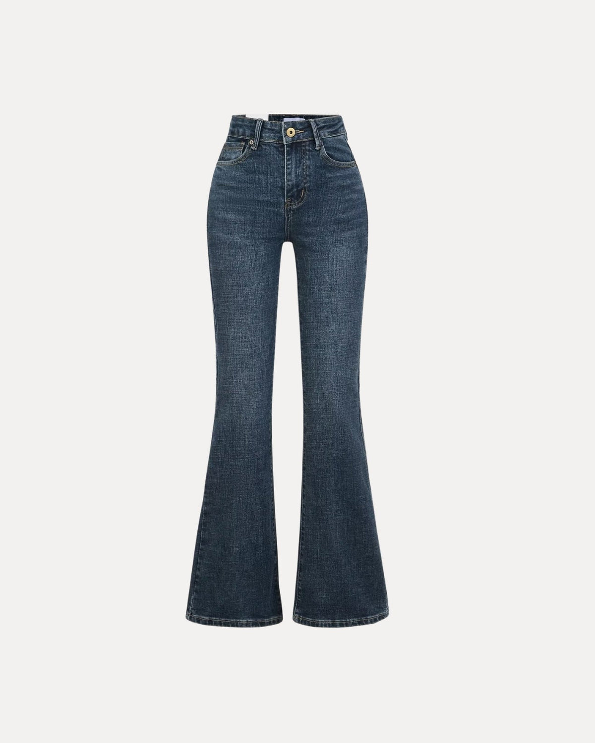 Zerrissene Straight Leg-Jeans