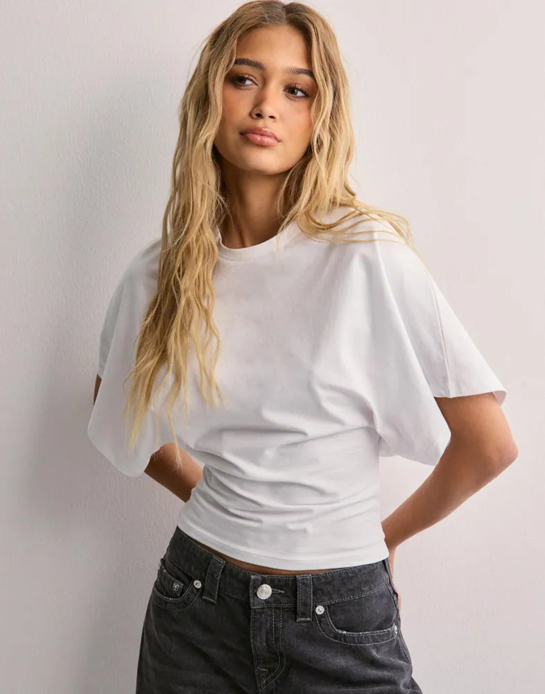 Curlify™ | T-Shirt mit weiten Ärmeln und Symbol