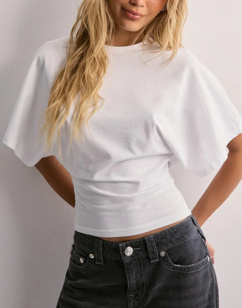 Curlify™ | T-Shirt mit weiten Ärmeln und Symbol