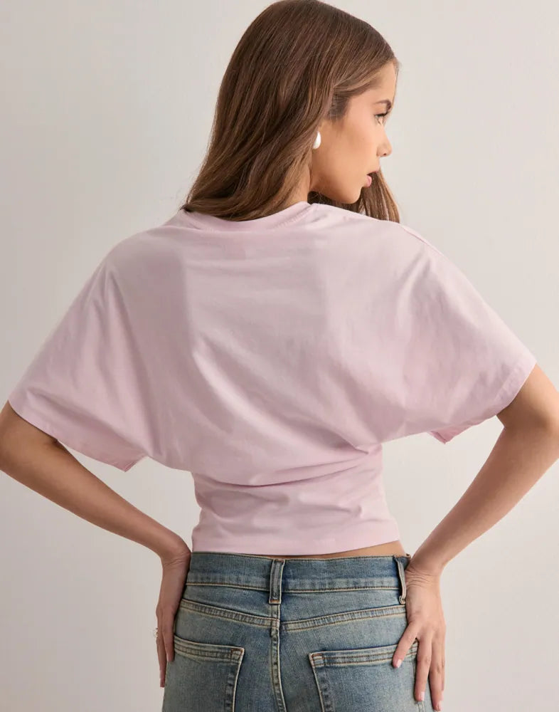 Curlify™ | T-Shirt mit weiten Ärmeln und Symbol
