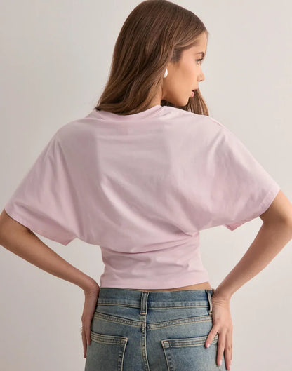 Curlify™ | T-Shirt mit weiten Ärmeln und Symbol