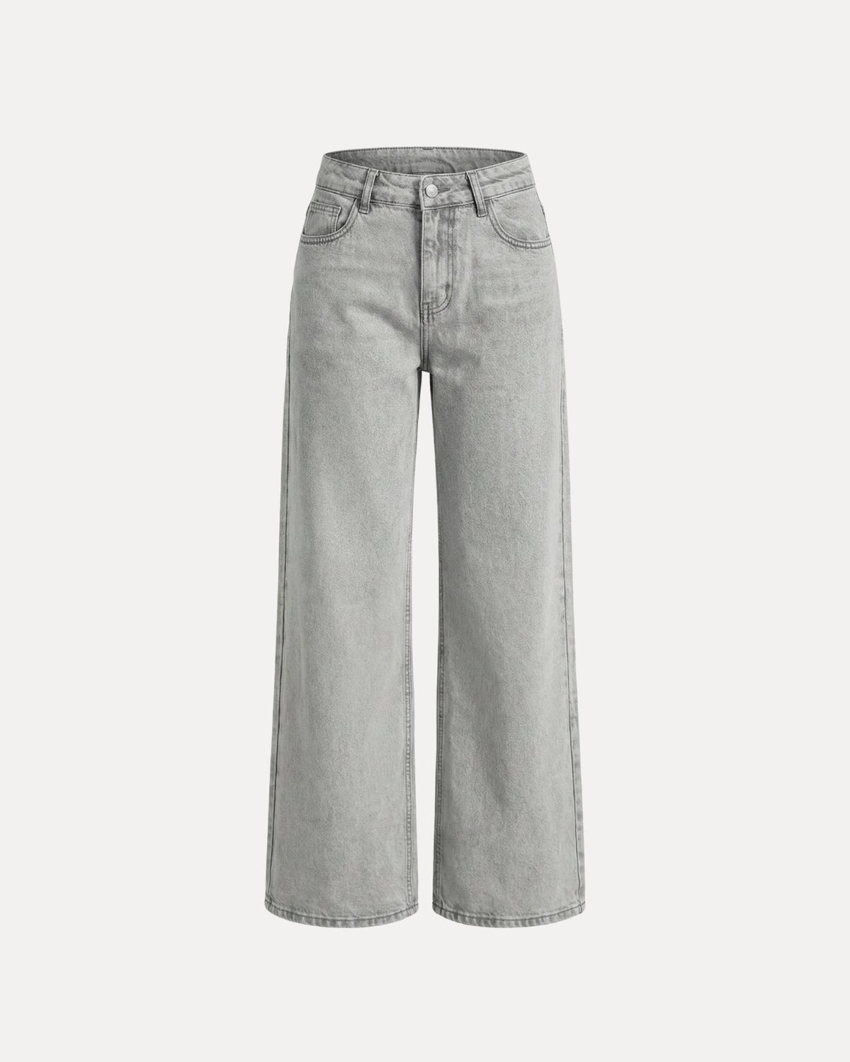 Zerrissene Straight Leg-Jeans