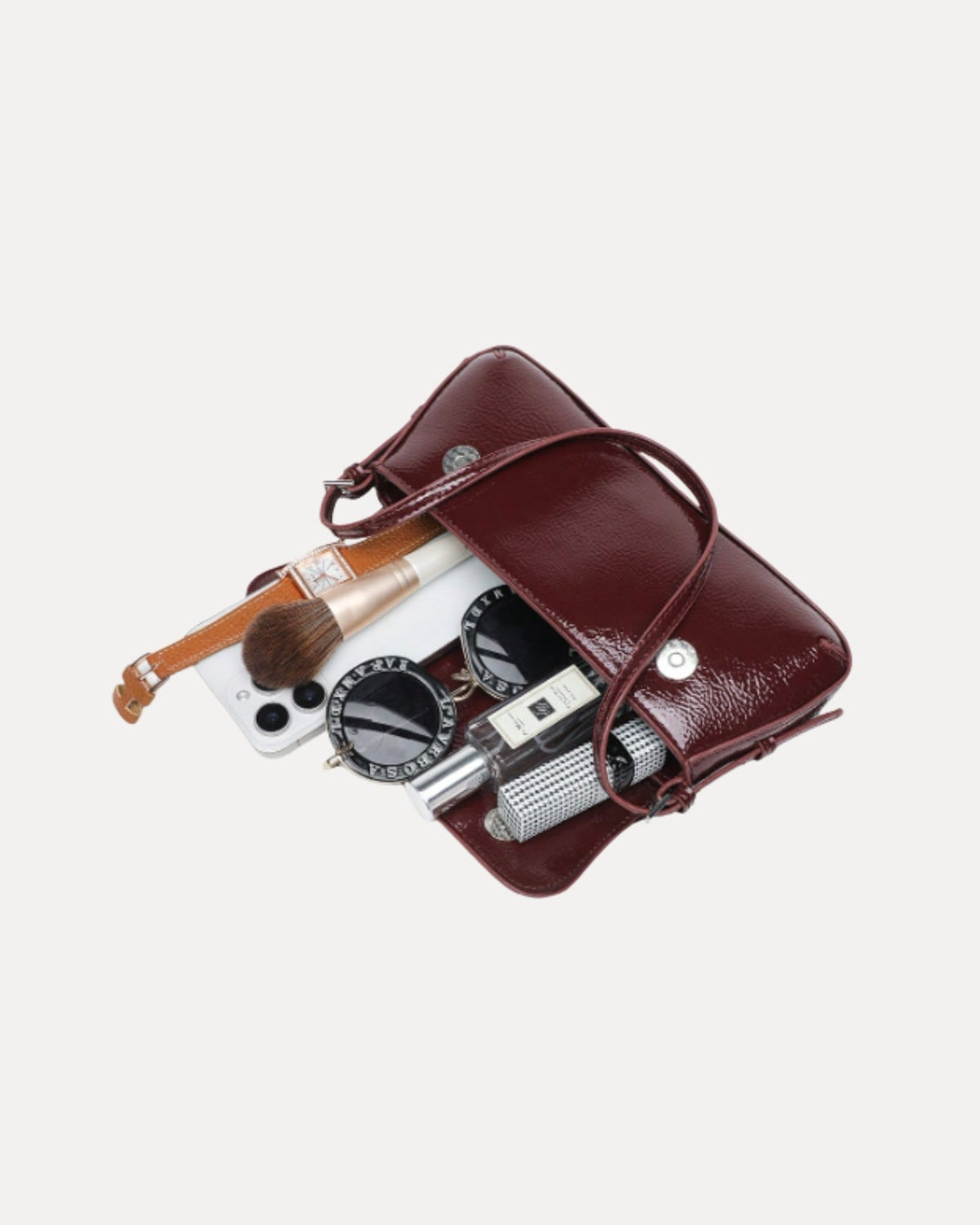 Slim Flap Shoulder Bag