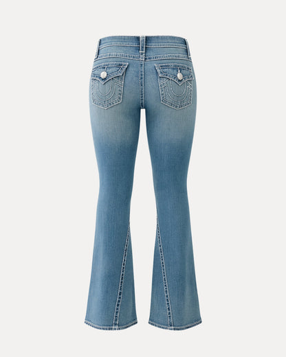 Zerrissene Straight Leg-Jeans