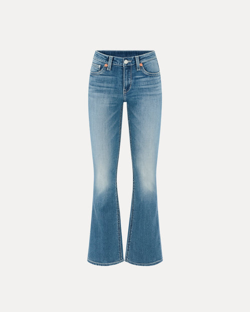 Zerrissene Straight Leg-Jeans