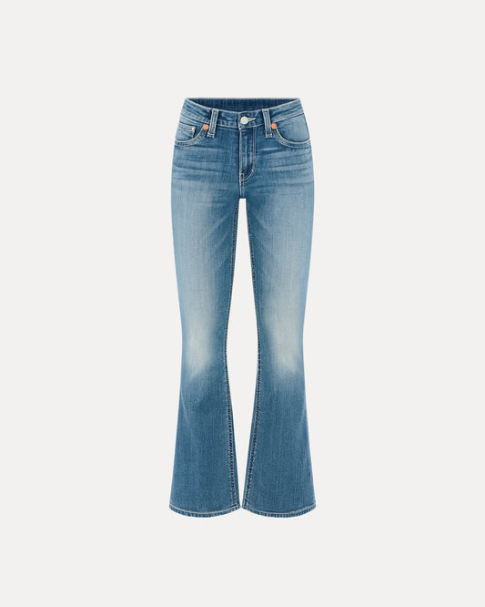 Zerrissene Straight Leg-Jeans