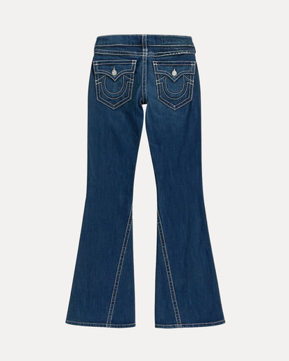 Zerrissene Straight Leg-Jeans