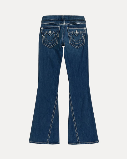Zerrissene Straight Leg-Jeans