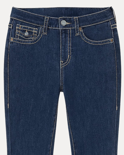 Zerrissene Straight Leg-Jeans
