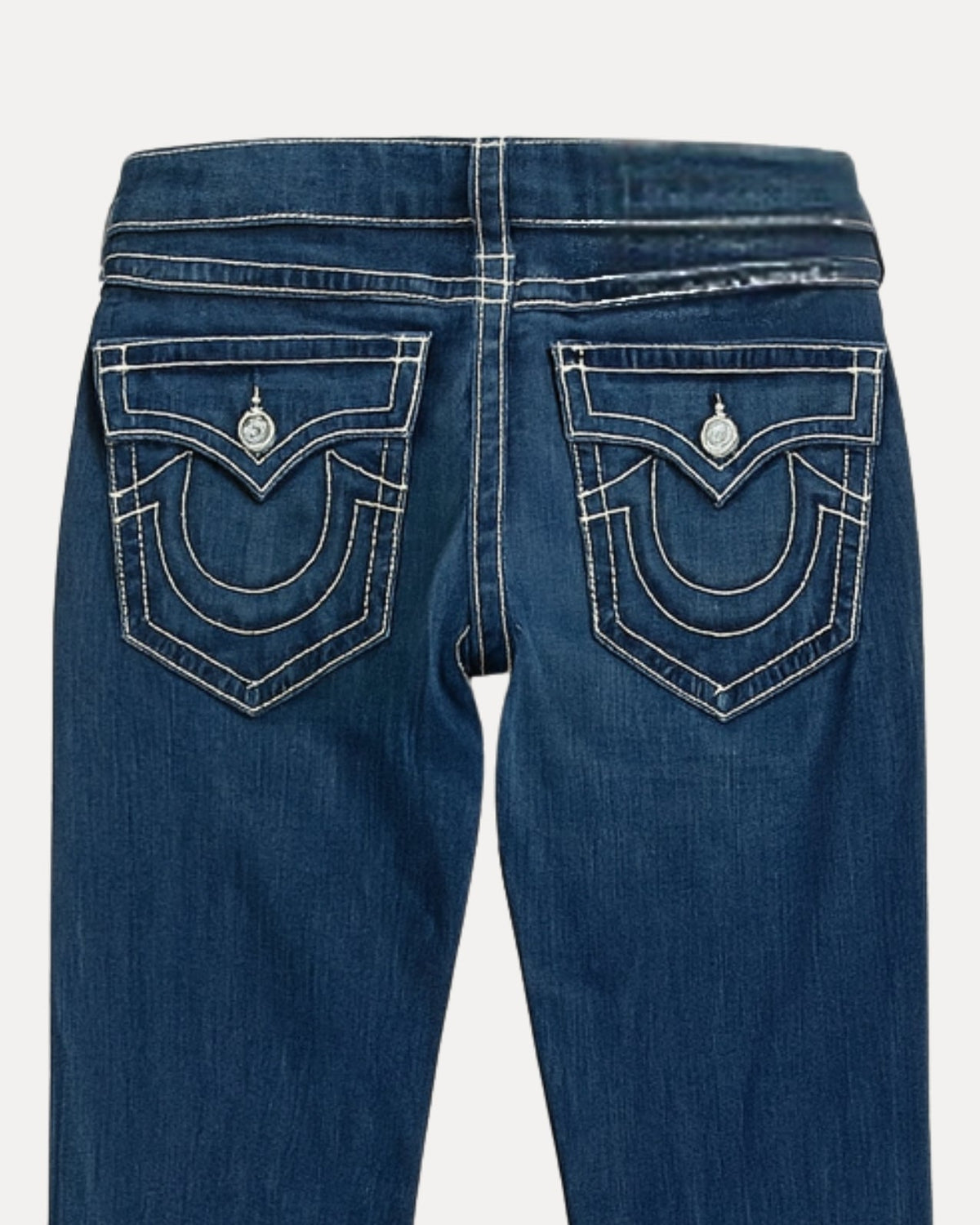 Zerrissene Straight Leg-Jeans