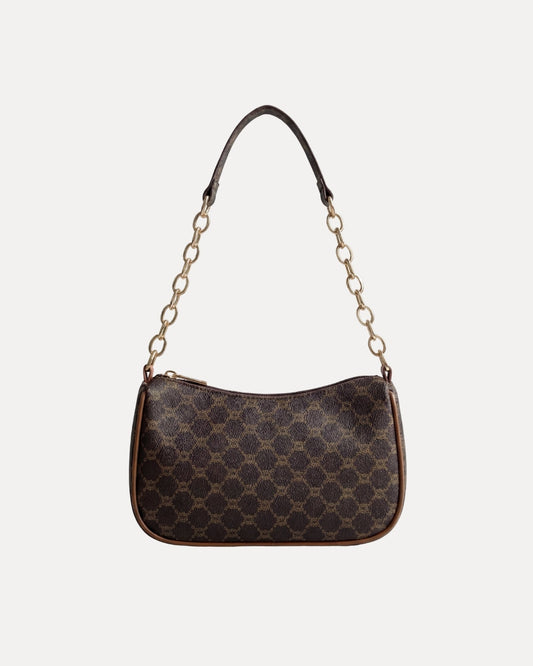 Chain Handle Baguette Bag