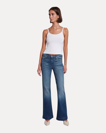 Zerrissene Straight Leg-Jeans