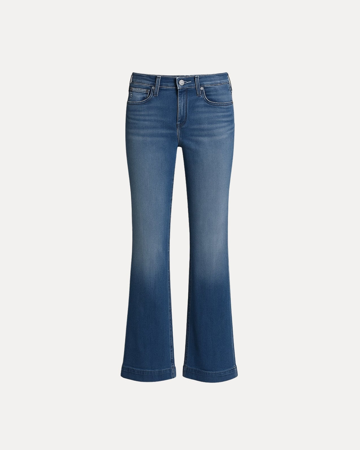 Zerrissene Straight Leg-Jeans