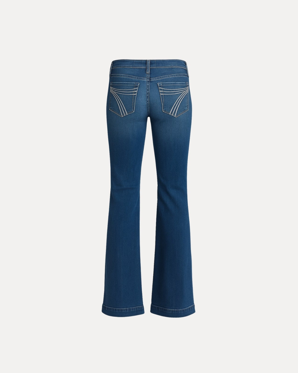 Zerrissene Straight Leg-Jeans