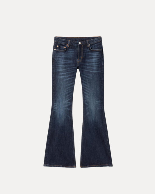 Zerrissene Straight Leg-Jeans