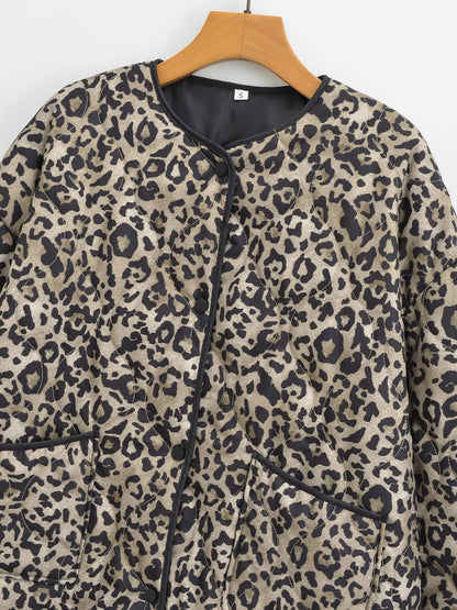 Jacke mit Animal-Print