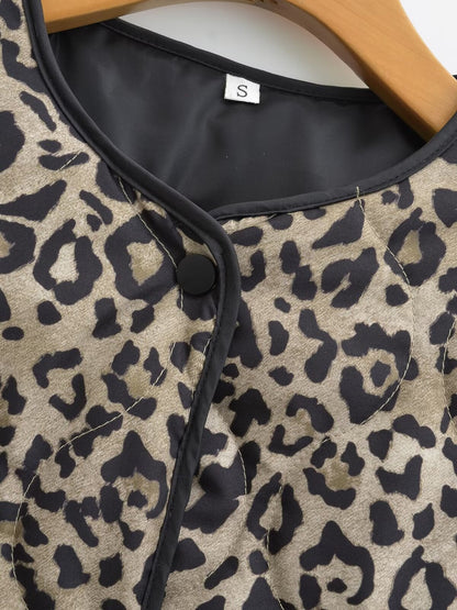 Jacke mit Animal-Print