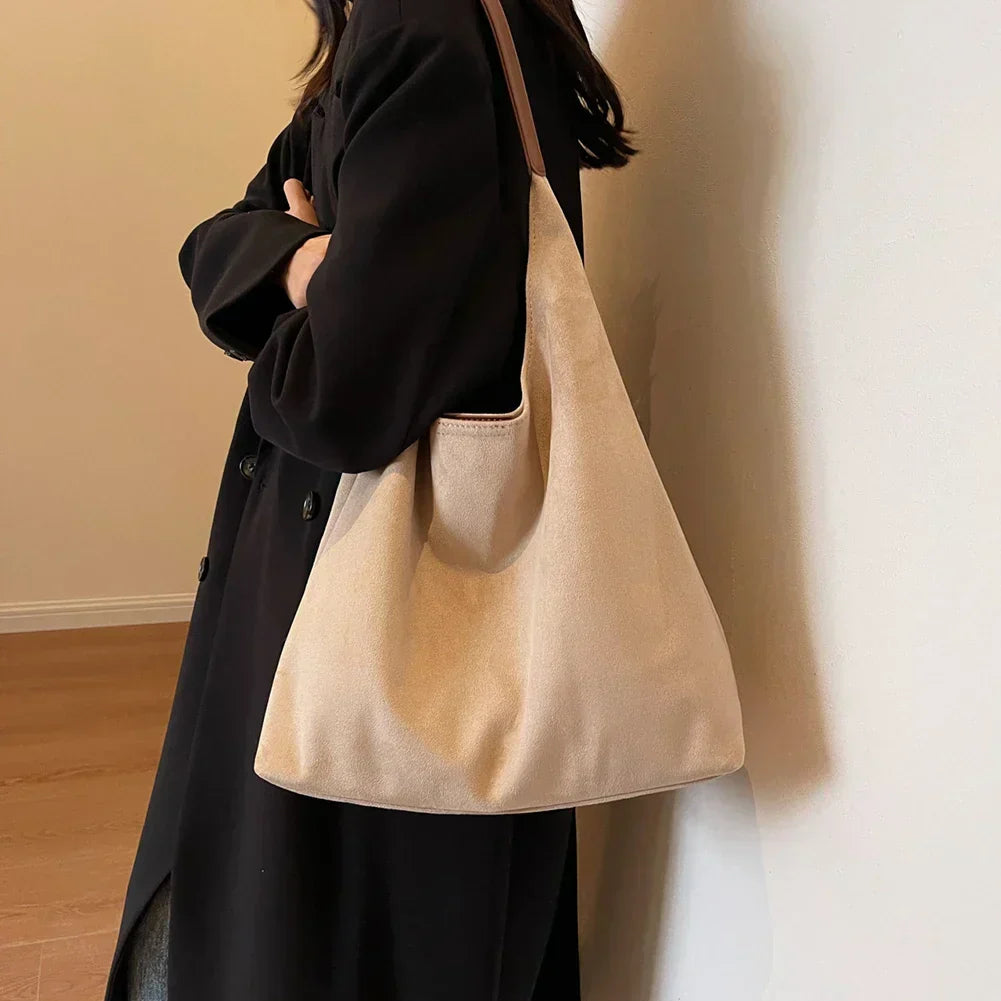 Tote Bag aus Wildleder