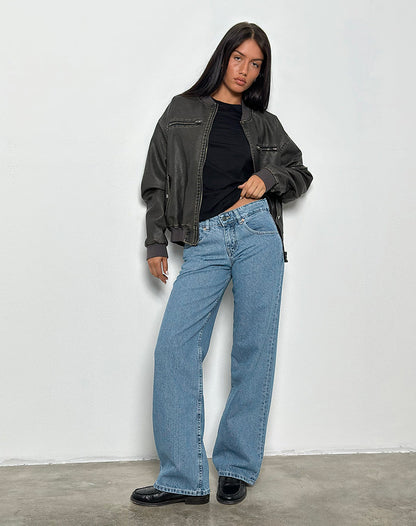 MIA Jeans mit niedriger Taille