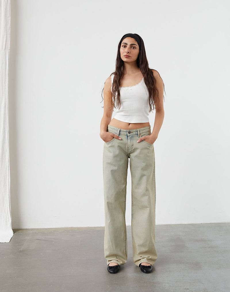 MIA Jeans mit niedriger Taille