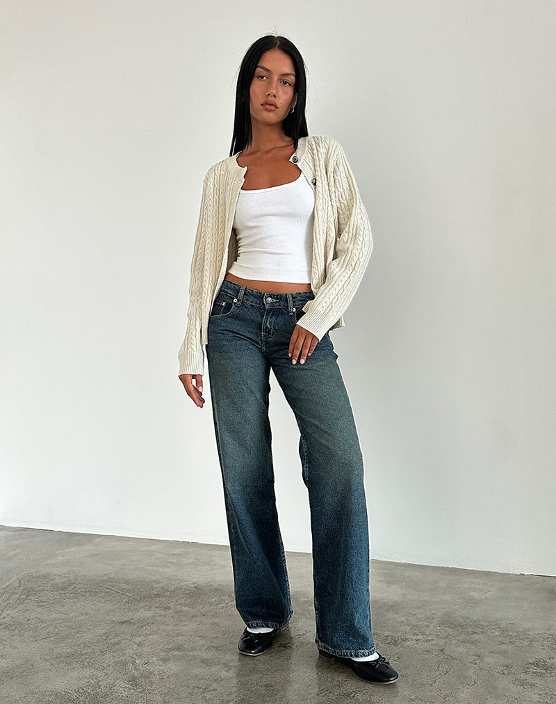 MIA Jeans mit niedriger Taille